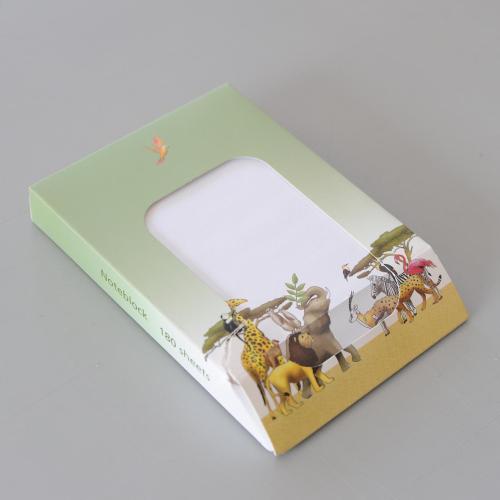 African Animals, Slant Note Block, Quire Stationary