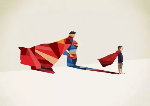 Hero, Greeting Card