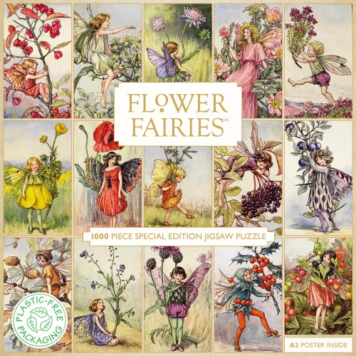 Flower Fairies, 1000 Piece Silver Foiled Puzzle