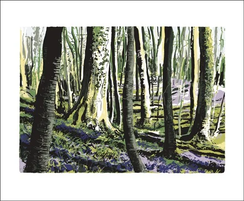 Purple Carpet, Greeting Card