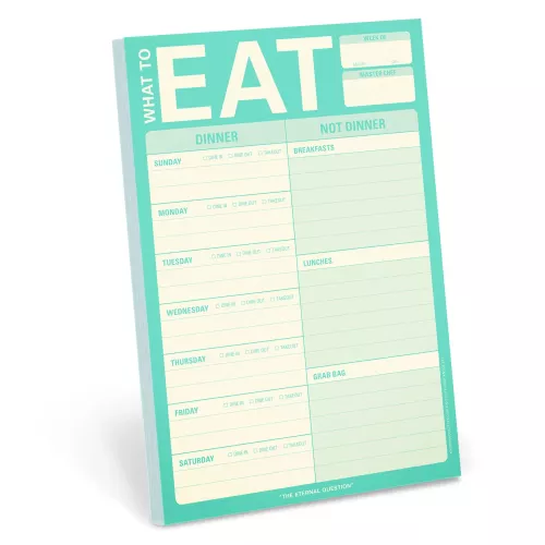 What to Eat Pad (Mint Green)