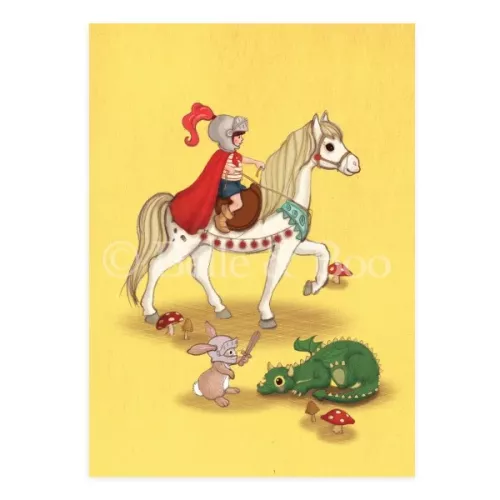 Knights & Dragons, Postcard