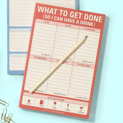 What To Get Done (So I Can Have a Drink) Pad