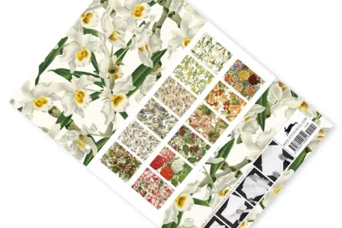Flower Prints, Gift & Creative Paper Book