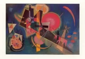 Kandinsky im blau, Greeting Card