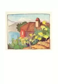 House in the Vineyard (c. 1930), Greeting Card