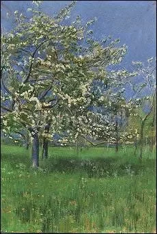 Tree in Bloom (1899), Greeting Card