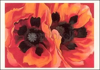 Oriental Poppies (1927), Greeting Card