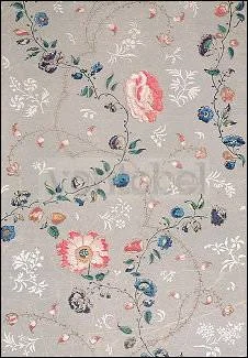 Wallpaper Design with Scattered Flowers (18. Jahrhundert), Greeting Card