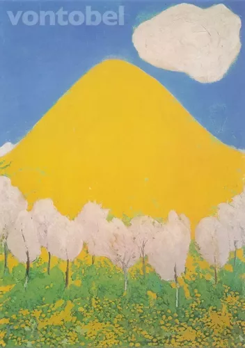 The yellow hill, 1903, Postcard