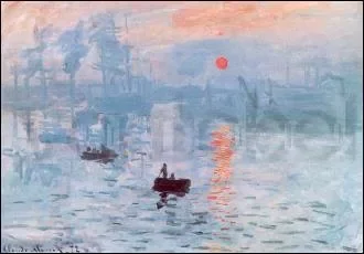 Impression, Soleil levant, 1872, Postcard
