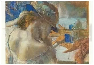 At the Dressing-Table, c. 1889, Postcard