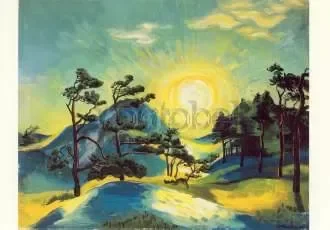 Sunrise, 1933, Postcard