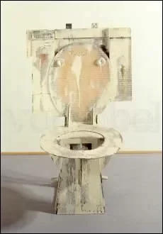 Toilet - Hard Model, 1966, Postcard