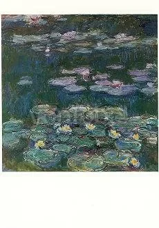 Waterlilies, 1916, Postcard