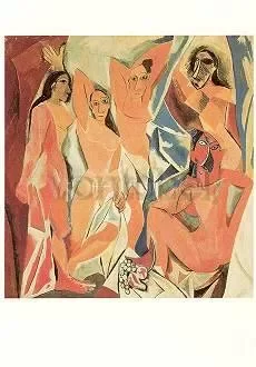 Les Demoiselles d'Avignon, 1907, Postcard