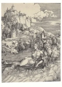 The Sea Monster, c. 1498, Postcard