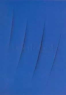 Concetto Spaziale, 1962/63, Postcard