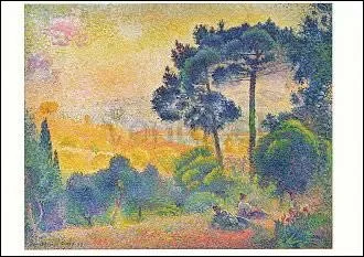 Landscape in Provence, 1898, Postcard