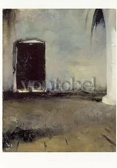 The door (Old Cloister Vaulting), 1884, Postcard