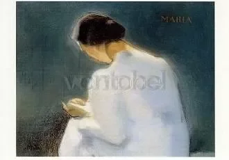 Maria, 1909, Postcard