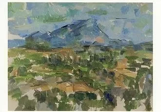 La Montagne Sainte-Victoire, 1904/06, Postcard