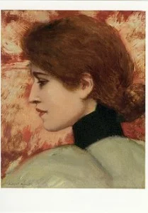 Lily disgeistes, 1895, Postcard