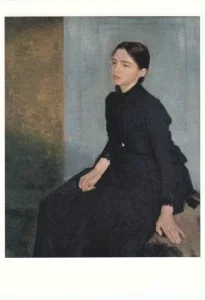 The Artist's Sister, 1885, Postcard
