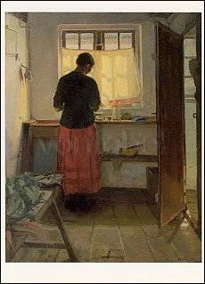 The Maid in the Kitchen, 1883/1886, Postcard