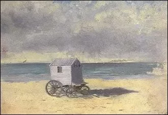 Bathing Hut, 29.7.1876, Postcard
