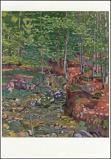 Inside the Forest at Reichenbach, 1903, Postcard