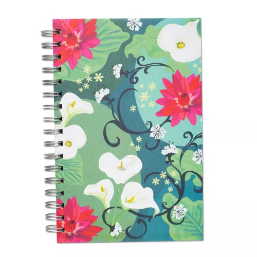 Lilies of the Valley, Spiralbunden Anteckningsbok, 100 sidor