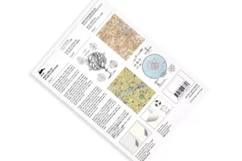 Historical Maps, A5 Writing Paper&Notepad