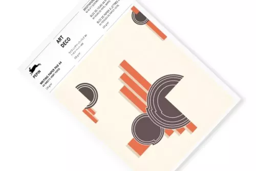 Art Deco, A4 Writing Paper&Notepad