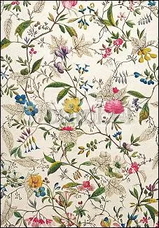 Wild Flowers Design for Silk Material (c. 1790), Greeting Card