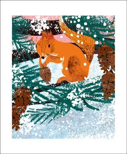 Winter Squirrel, Winter Cards