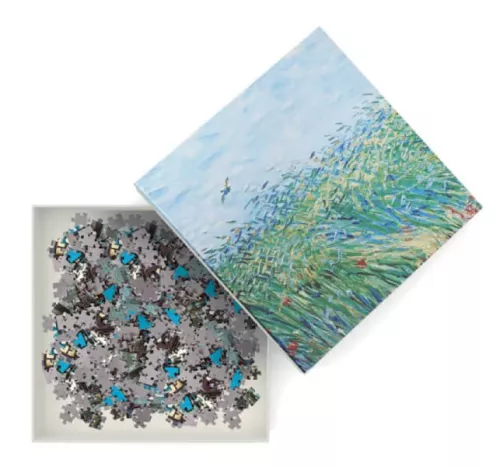 Van Gogh Wheatfield with Lark , 1000-piece jigsaw
