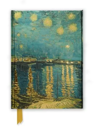 Van Gogh: Starry Night over the Rhone , Foiled Journal