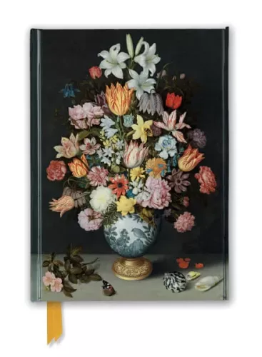 Natonal Gallery: Bosschaert - Still Life of Flowers in Wan-Li Vase, Foiled Journal