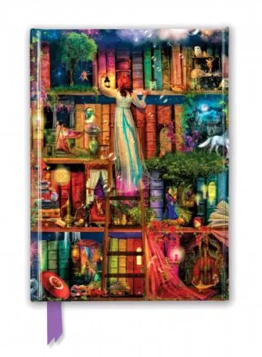 Aimee Stewart: Treasure Hunt Bookshelves, Foiled Journal
