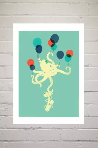 Up We Go, Greeting Card