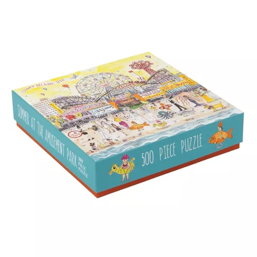 Michael Storrings Summer at the Amusement Park 500 Pc Puzzle