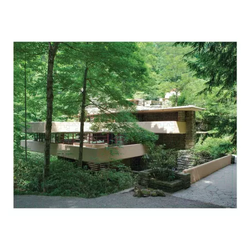 Frank Lloyd Wright Fallingwater 2-sided 500 Piece Puzzle