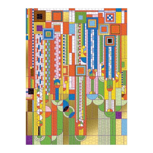 Frank Lloyd Wright Saguaro Cactus And Forms Foil Stamped 1000 Pc Puzzle