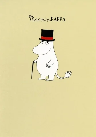 Moominpappa, Greeting card