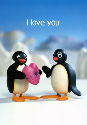 Pingu I love you, Greeting card