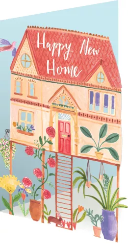 House On Stilts Laser Lasercut Card
