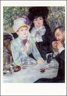 The End of the Breakfeast (1879), Greeting Card