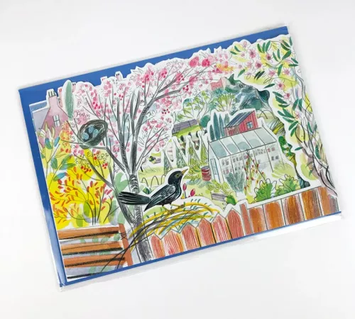 Blackbird, 3D allotment card