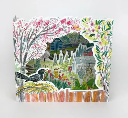 Blackbird, 3D allotment card